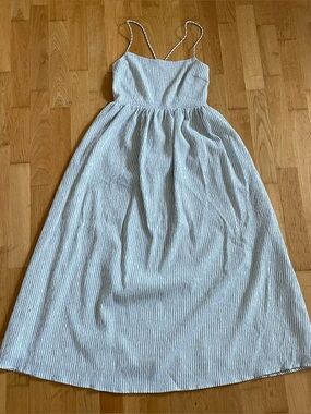 NAKD striped open back midi dress size EU 34